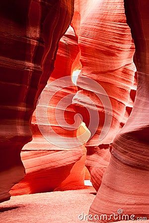 Upper Antelope Slot Canyon Stock Photo