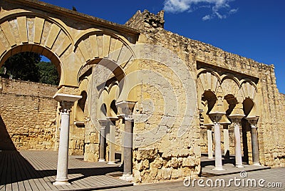 Upper Basilica, Medina Azahara. Editorial Stock Photo