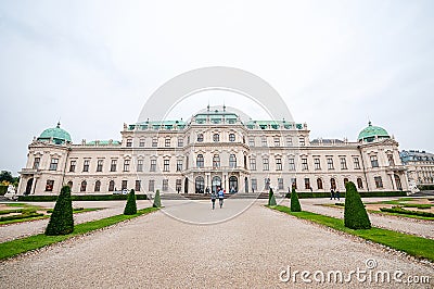 Upper Belvedere Palace in Vienna Editorial Stock Photo