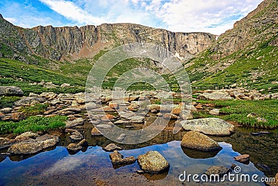 Upper Chicago Lake Stock Photo