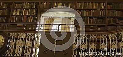 The Upper Level Of The Library Editorial Stock Photo