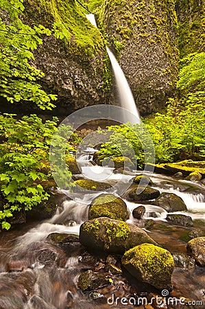 Upper ponytail falls Stock Photo