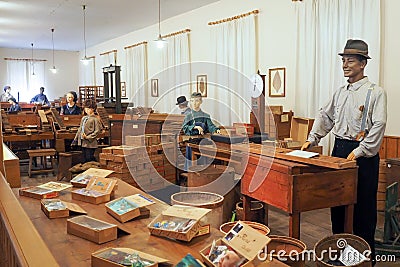 Upper Rhine Tobacco Museum in Mahlberg, Germany Editorial Stock Photo