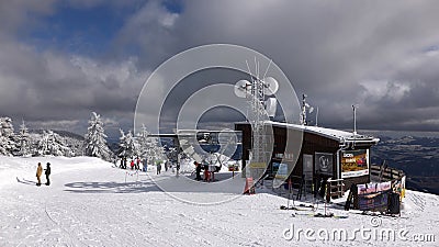 Kubinska hola Ski Resort, Mincol, Oravska Magura, Dolna Orava, Slovakia Editorial Stock Photo