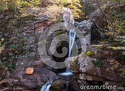 Upper tier of Kent Falls Stock Photo