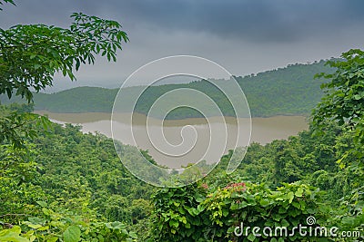 Upper water dam - Purulia, West Bengal, India Stock Photo