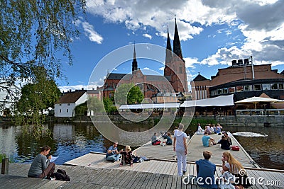 Uppsala University City Editorial Stock Photo