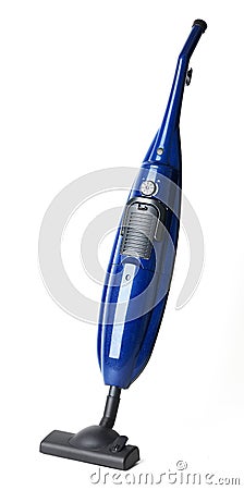 Upright vacuum cleaner Stock Photo