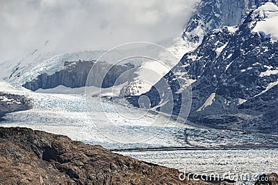 Upsala glacier in Patagonia, Argentina Stock Photo