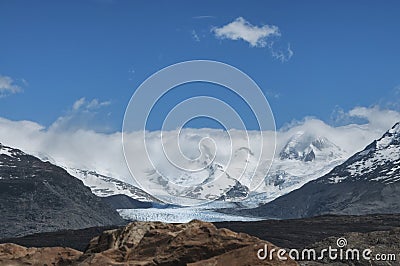 Upsala glacier in Patagonia, Argentina Stock Photo