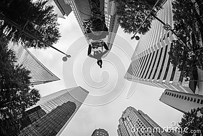 Uptown Charlotte Editorial Stock Photo