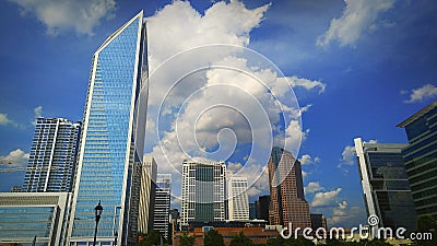 Uptown Charlotte Skyline Stock Photo