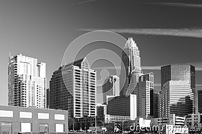 Uptown Skyline Stock Photo