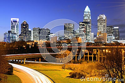 Uptown Skyline Stock Photo