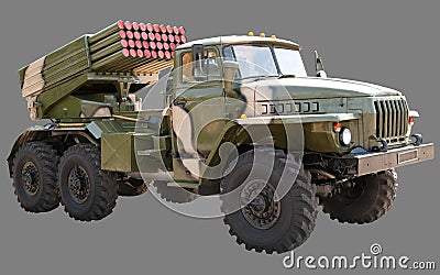 Ural BM-21 Grad Stock Photo