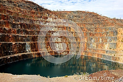 Uranium Mine Stock Photo