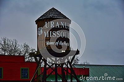 Uranus missouri fudge factory and sideshow museum route 66 MO attraction home of three pirates Editorial Stock Photo