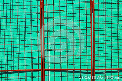 Urban abstract background, lines and shapes and complementary colors Stock Photo