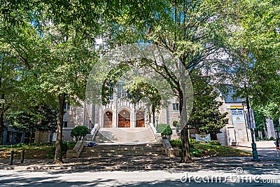 The urban architecture of Charlotte, North Carolina Editorial Stock Photo