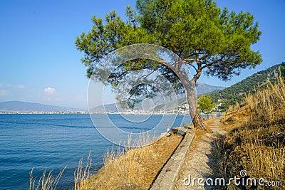 Fethiye views of the sea, Mugla, Turkey Stock Photo