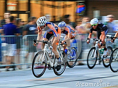 Urban Bicycle race Editorial Stock Photo