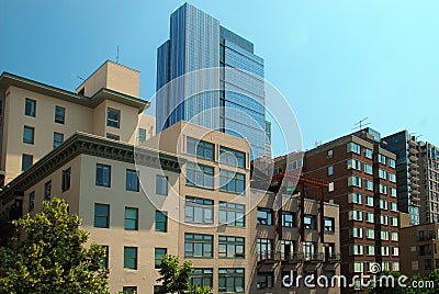 Urban Buildings Stock Photo