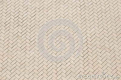 Concrete paving slab floor in aerial perspective Stock Photo