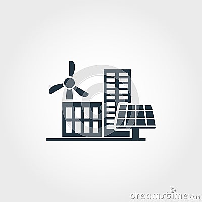 Urban Development creative icon. Monochrome style design from urbanism icons collection. Urban Development icon for web Vector Illustration