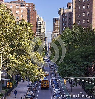 Skyline at Chelsea, NY Editorial Stock Photo