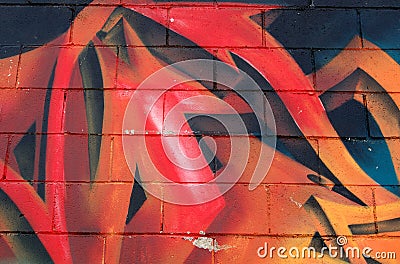 Urban graffiti Stock Photo
