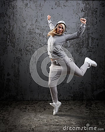 Urban hip hop dancer Stock Photo