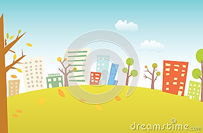 Urban landscape Vector Illustration