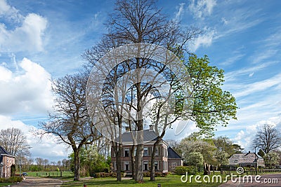 Urban landscape Gieterstraat in Rolde province of Drenthe, Netherlands Stock Photo