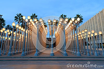 Urban light, Los Angeles Stock Photo