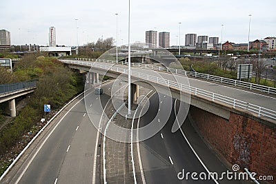 Urban motorway Stock Photo