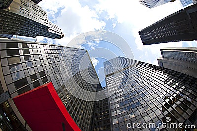 Urban Office Building in the city Stock Photo
