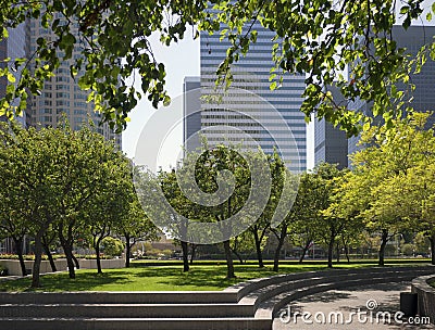 Urban Park Stock Photo