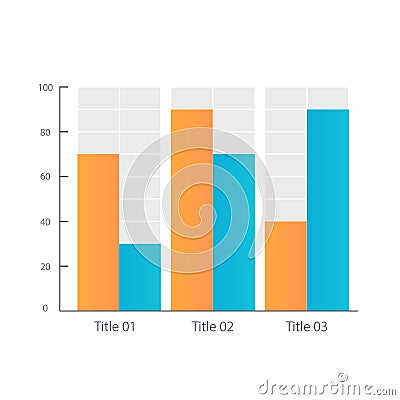 Urban planning statistical infographic chart design template Vector Illustration