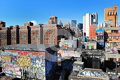 Urban Rooftops Stock Photo