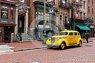 American Yellow Cab car Editorial Stock Photo