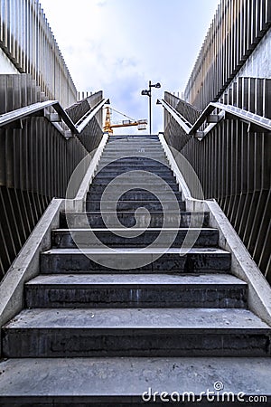 Urban stairway Stock Photo