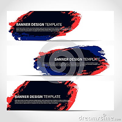 Urban style vector banners Vector Illustration