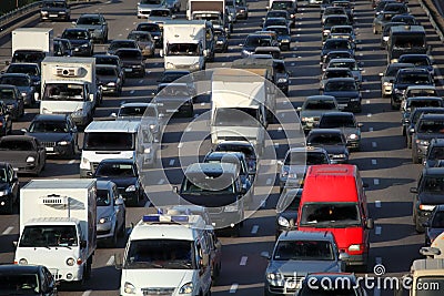 Urban traffic Stock Photo