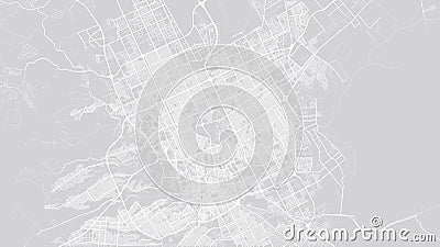 Urban vector city map of Riyadh, Saudi Arabia, Middle East Vector Illustration