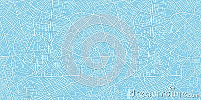 Urban vector city map seamless texture Vector Illustration