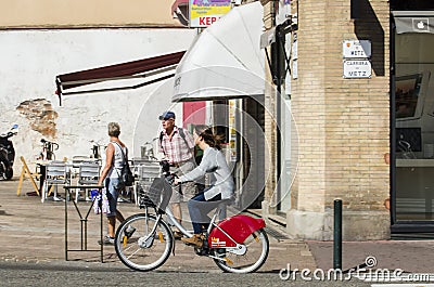 Urban woman Editorial Stock Photo