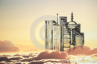 Urbanization concept Stock Photo