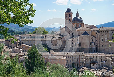Urbino. The ancient city Stock Photo