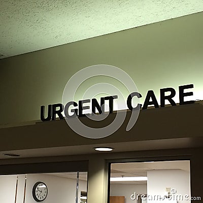 Urgent Care Stock Photo