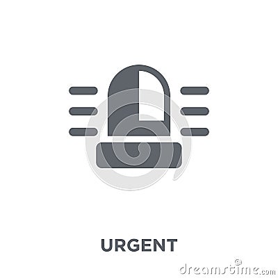 Urgent icon from Time managemnet collection. Vector Illustration